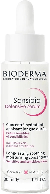 Bioderma Sensibio Defensive Успокояващ и хидратиращ серум за лице с чувствителна кожа 30 мл