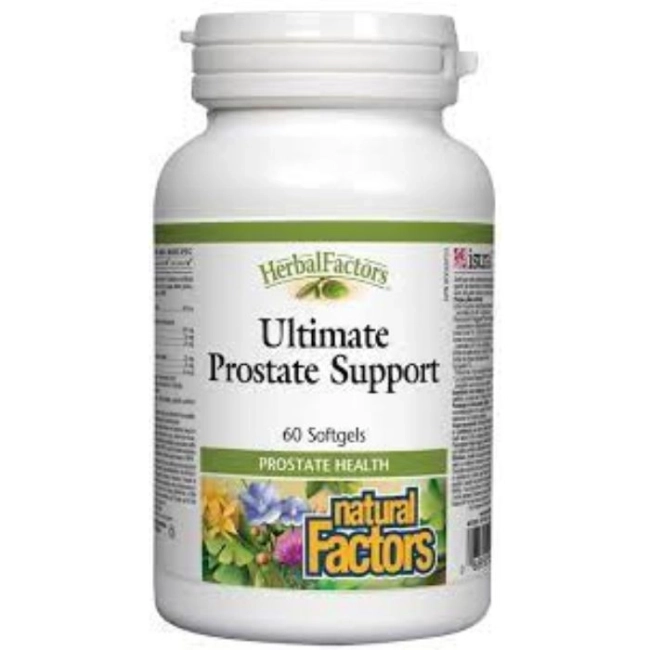 Natural Factors Ultimate Prostate Support/ Комплексна грижа за простата х 60 софтгел капсули
