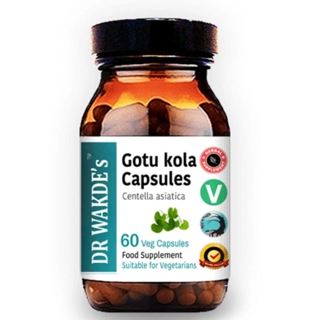 DR WAKDE’s Кръвообращение, студени крайници - Готу Кола, 60 V капсули