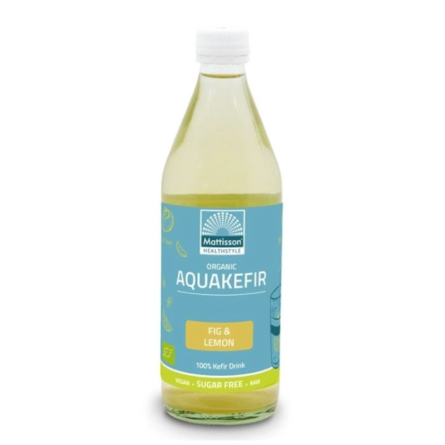 Mattisson Healthstyle Аквакефир Смокиня и Лимон Био, 500 ml