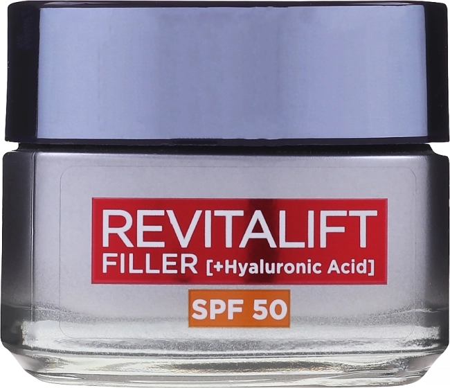 L’Oreal Revitalift Filler Дневен крем за лице против стареене с хиалуронова киселина SPF50 50 мл