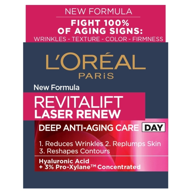 L’Oreal Revitalift Laser x3 Дневен крем за лице против бръчки 50 мл