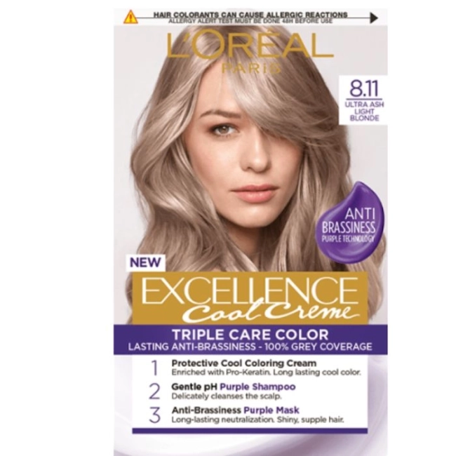 L’Oreal Excellence Cool Creme Боя за коса 8.11 Ultra Ash Light Blonde