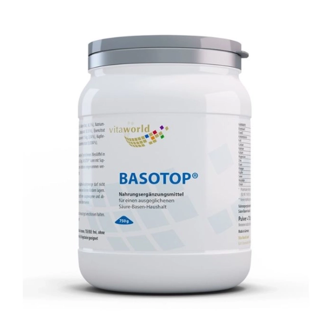 Vita World За балансиран алкално-киселинен баланс - BASOTOP, 750 g прах