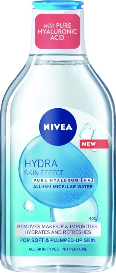 Nivea Hydra Skin Effect Мицеларна вода с хиалуронова киселина 400 мл