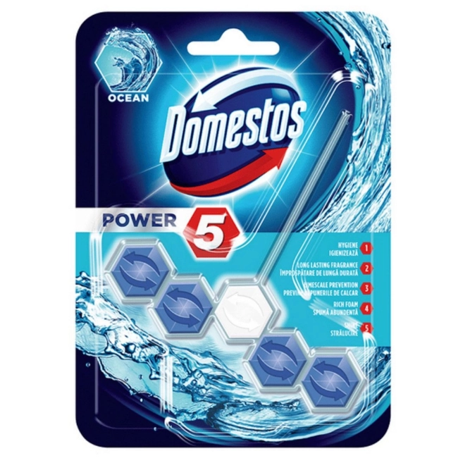 Domestos Power 5 Ocean Ароматизатор за тоалетна 1 брой