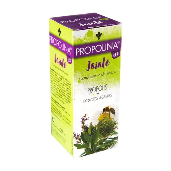 Artesania Agricola Сироп с прополис, билки и етерични масла Propolina – при възпалено гърло и кашлица, 200 ml