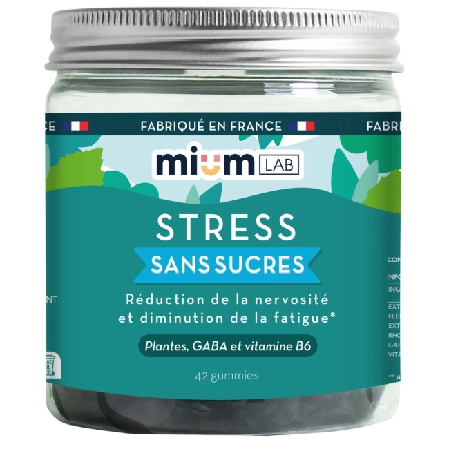 Миум Лаб Желирани дражета СТРЕС 42 дражета / Mium Lab Stress Gummies