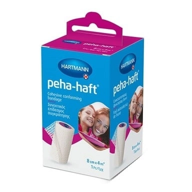 БИНТ Peha-HAFT самозалепващ,фиксиращ 8см/4м.