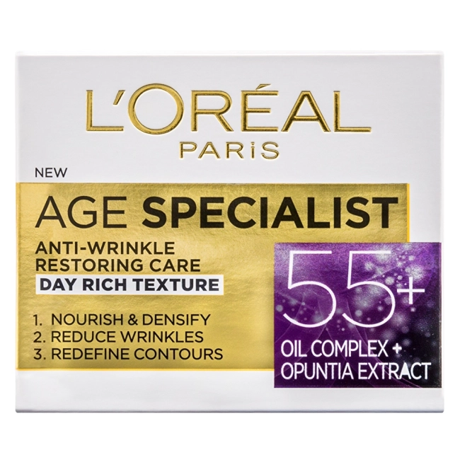 Loreal Age Specialist 55+ Възстановяващ дневен крем против стареене 50 мл