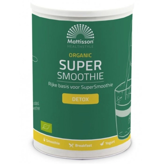Mattisson Healthstyle Суперсмути Детокс Био, 500 g прах
