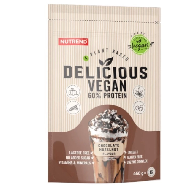 Nutrend Delicious Vegan Protein 450 г. вкус на Лате