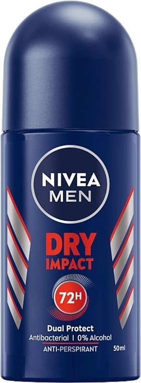 NIVEA MEN Dry Impact Дезодорант рол-он против изпотяване за мъже 50 мл