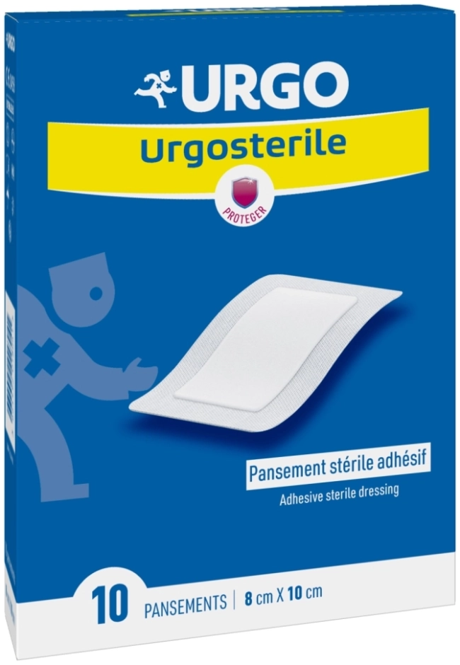 Urgo Ургостерил Стерилен Пластир 10см x 8см 10 бр
