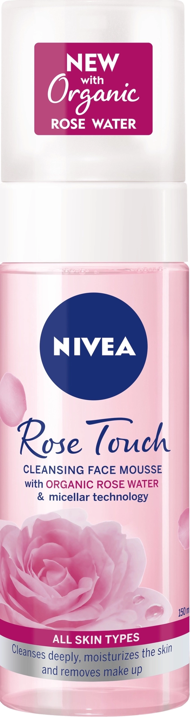 NIVEA Rose Touch Измиваща пяна за лице 150 мл