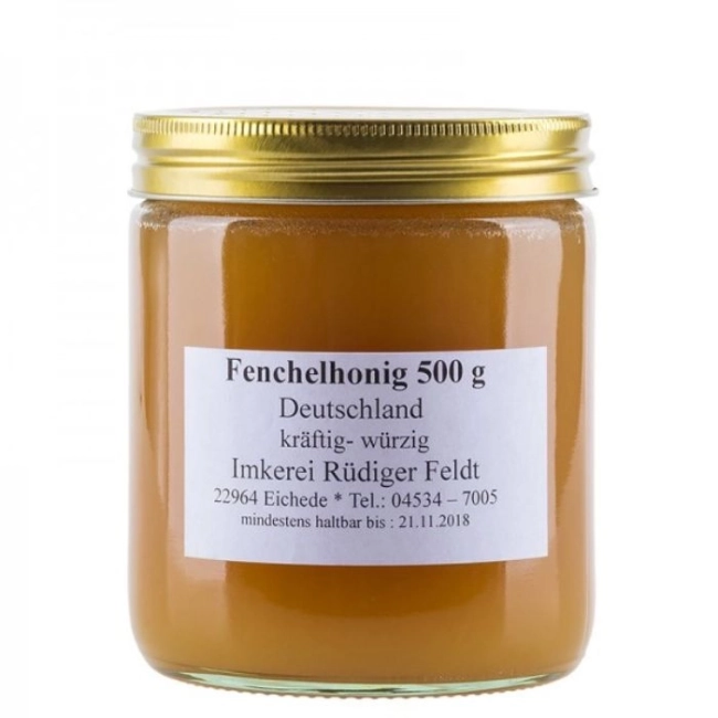 Rüdiger Feldt Fenchelblütenhonig - Мед от цвят на див копър, 500 g