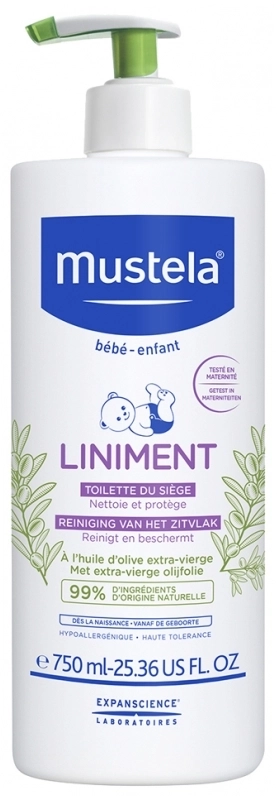 Mustela Линимент за почистване при смяна на пелени 400 мл