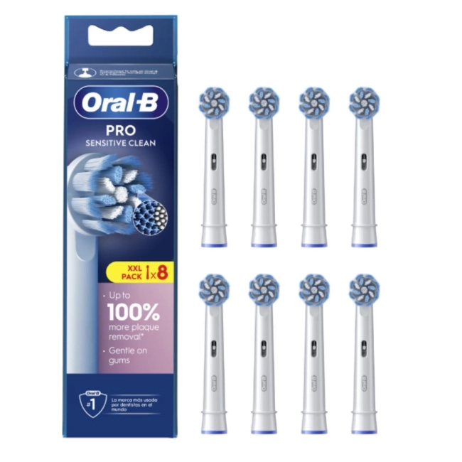 Oral-B Sensitive Clean Резервна глава за електрическа четка 8 броя