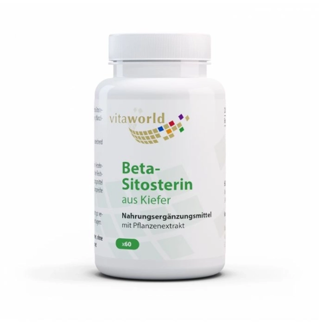 Vita World Beta-sitosterin / Бета-ситостерол (от Бор) 250 mg, 60 капсули
