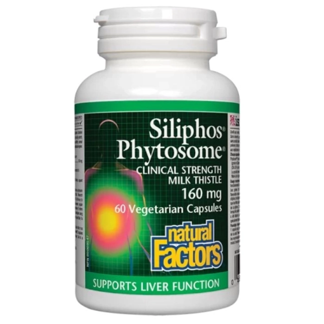 Natural Factors Siliphos® Phytosome®/ Силифос® Бял трън 160 mg x 60 капсули