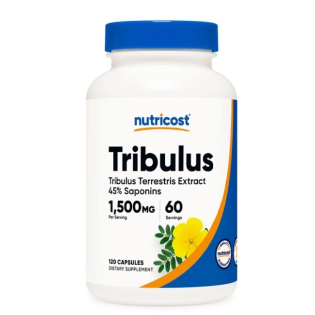 Nutricost  Сексуална и мускулна функция - Трибулус (Tribulus), 120 капсули