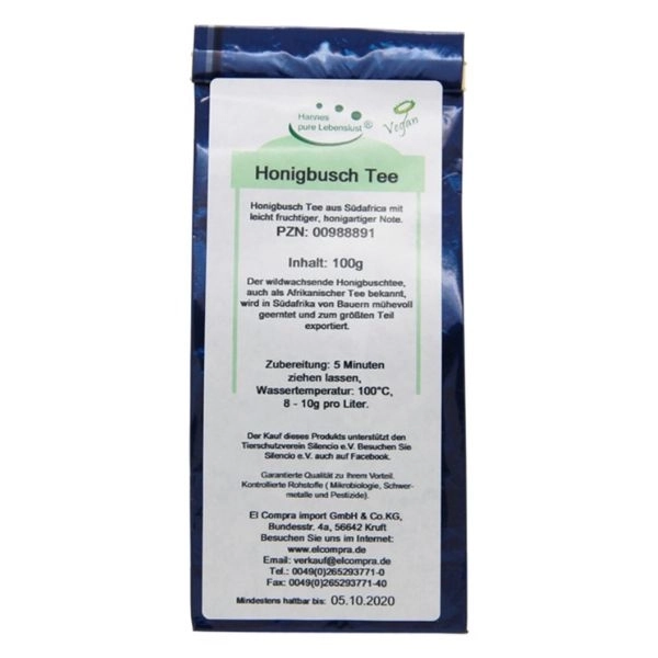 El Compra Honigbush Tee - Чай от меден храст (Хънибуш), 100 g