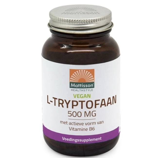 Mattisson Healthstyle Стрес и безсъние - Л-Триптофан, 500 mg x 60 капсули