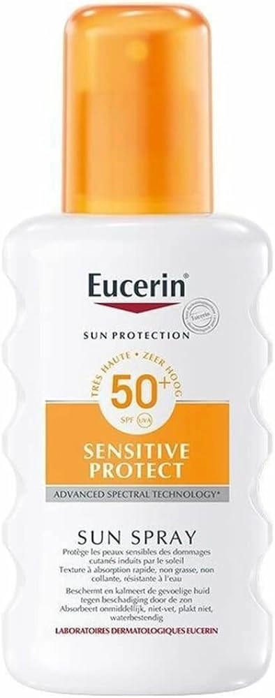 Eucerin Sensitive Protect Слънцезащитен спрей за тяло SPF50+ 200 мл