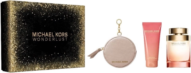 Michael Kors Комплект Wonderlust - Парфюмна вода 100 ml и Лосион 100 ml + Ключодържател