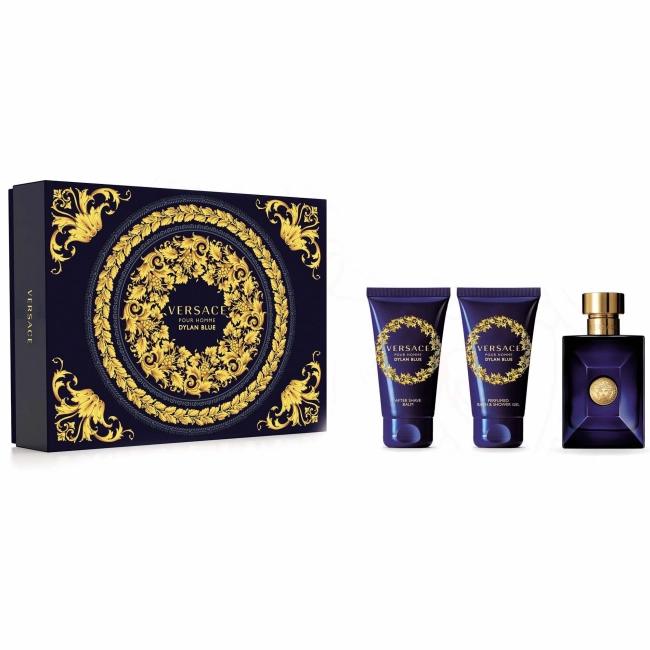 Versace Dylan Blue M Set - ЕdТ 50 ml + Афтершейв балсам 50 ml + Душ гел 50 ml