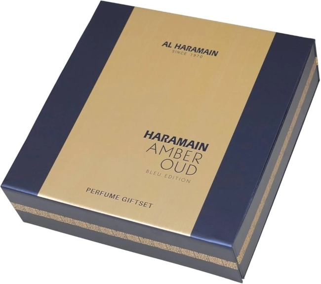 Haramain Amber Oud Bleu Edition Комплект EdP 75 мл + EdP 30 мл + Део 200 мл