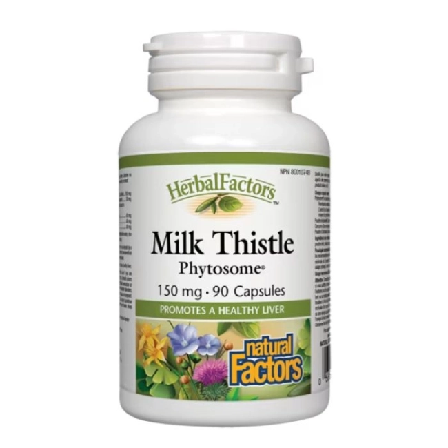 Natural Factors Milk Thistle Phytosome®/Бял трън Фитозоми® 150 mg х 90 капсули