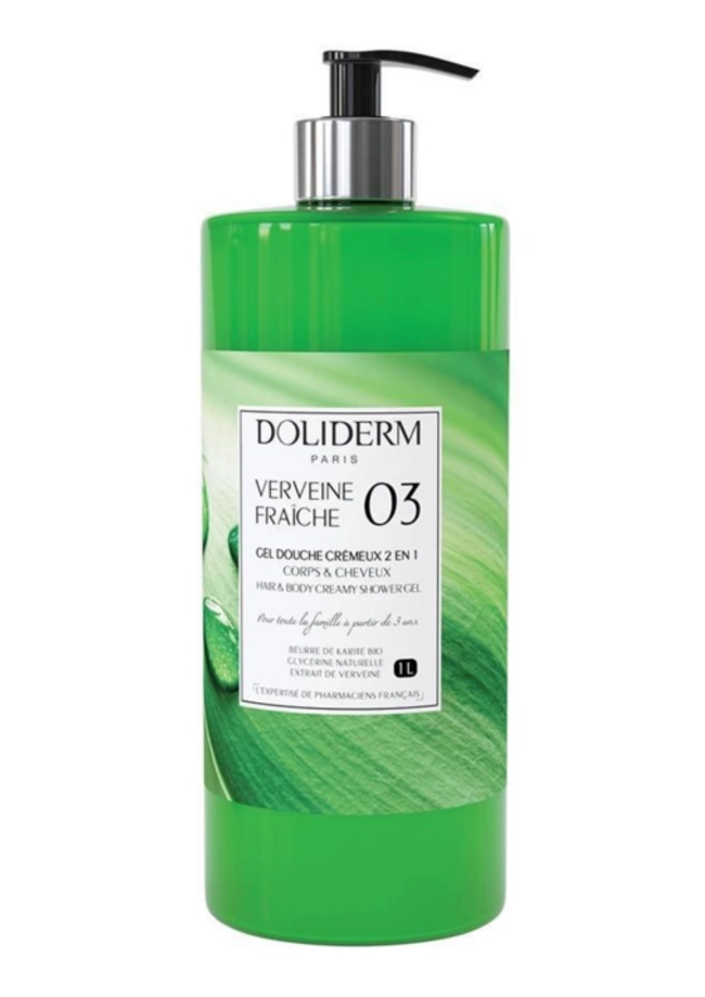 Doliderm Verveine Fraiche 03 Кремообразен душ гел 2в1 1 л.