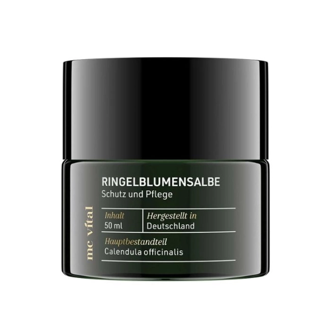 Vitabay McVital® Ringelblumensalbe - Мехлем от невен с масло от гроздови семки и пчелен восък, 100% натурален, 50 ml