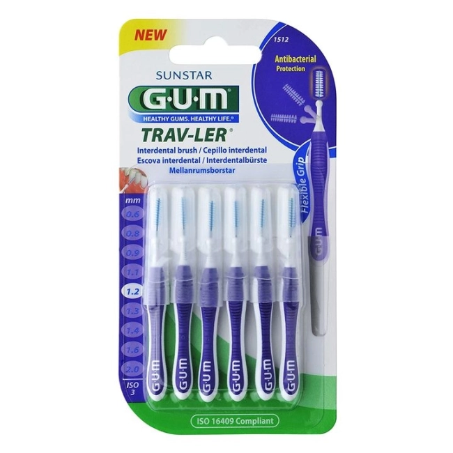 GUM Trav-ler Интердентална четка за зъби 1.2 мм 6 броя
