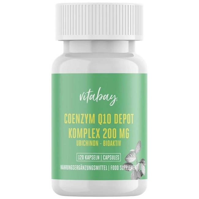Vitabay Coenzym Q10 Depot Komplex - Коензим Q10 комплекс 200 mg, 120 капсули