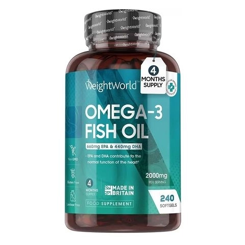 Weightworld Омега 3 fish oil 2000mg 240softgels.
