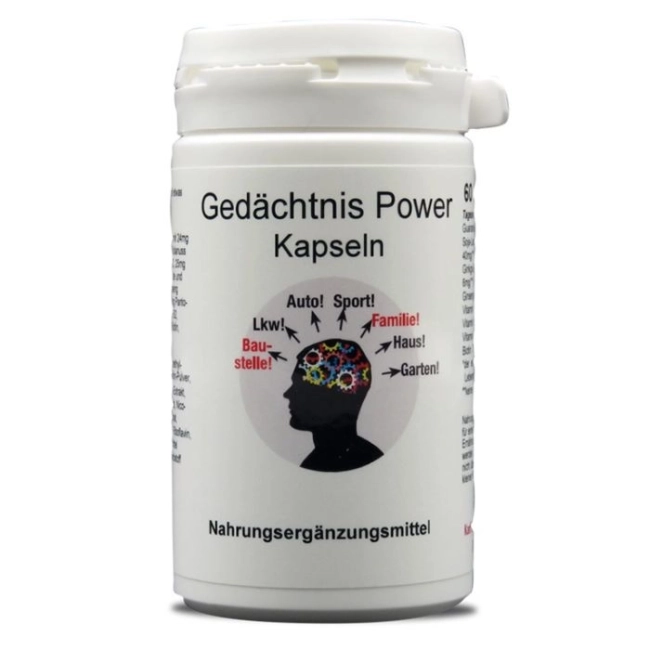 Karl Minck Gedächtnis Power - Мемори Пауър - Формула за памет и концентрация, 60 капсули