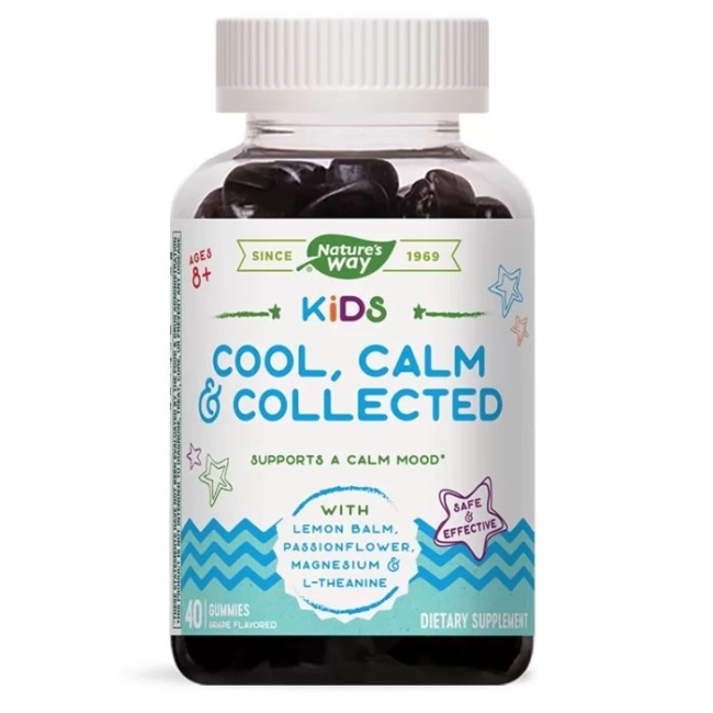 Nature’s Way Детска формула за концентрация на вниманието - Kids Cool, Calm & Collected, 40 желирани таблетки