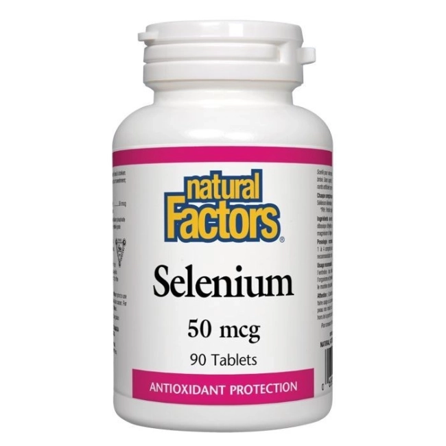 Natural Factors Selenium/ Селен 50 mcg х 90 таблетки