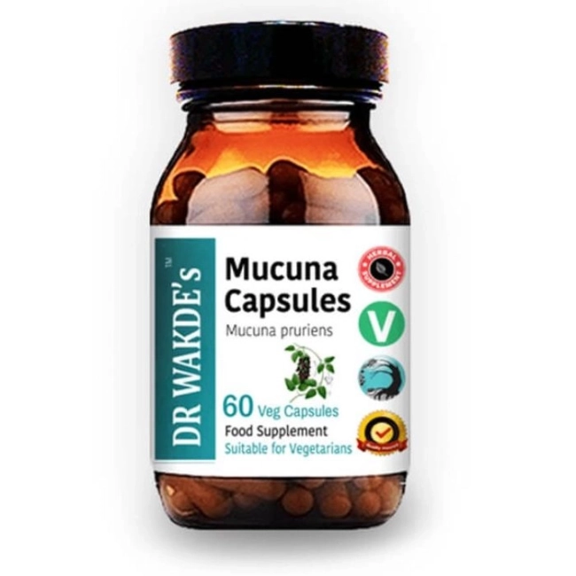 DR WAKDE’s Mucuna Pruriens / Мукуна Пруриенс Аюрведа, 60 капсули