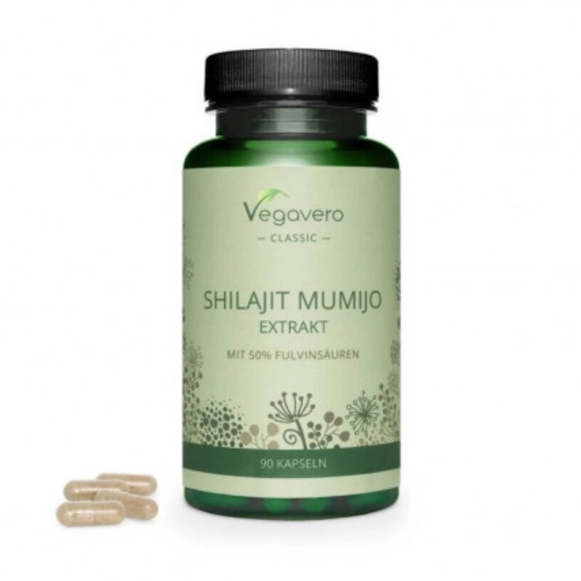 Имунитет, антиоксидантно действие - Shilajit Mumijo, Шилажит (Мумио), 90 капсули, 100% Vegan