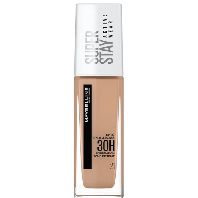 MAYBELLINE NEW YORK Фон дьо тен Super Stay 30H, 21 Nude Beige, 30 ml