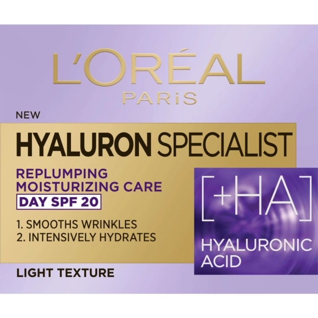 Loreal Hyaluron Specialist Дневен крем с хиалуронова киселина SPF20 50 мл