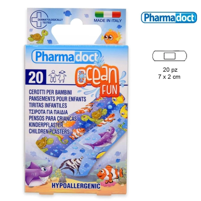 Pharmadoct Ocean Fun Детски Пластири 20 бр.