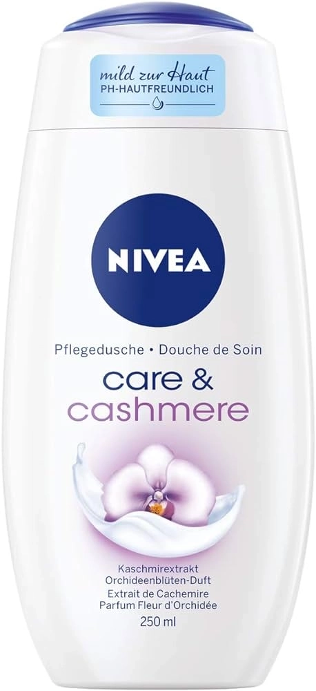 NIVEA Care & Cashmere Душ-крем за тяло с аромат на орхидея 250 мл
