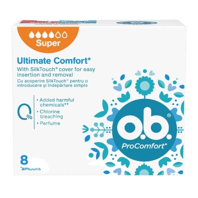 O.B ProComfort Super Дамски тампони 8 бр