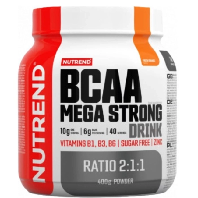 Nutrend BCAA Mega Strong Drink 400 грама с вкус на Касис