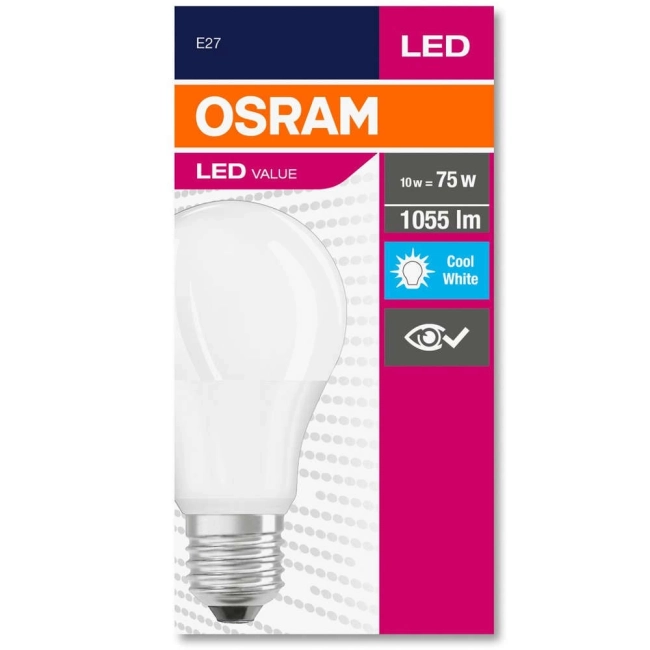 OSRAM LED крушка 10W E27 4000K LED VALUE Classic