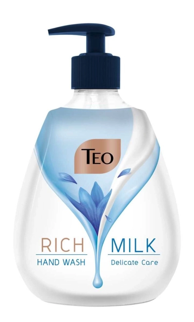 Teo Milk Rich Delicate Care Хидратиращ течен сапун с глицерин - помпа 400 мл